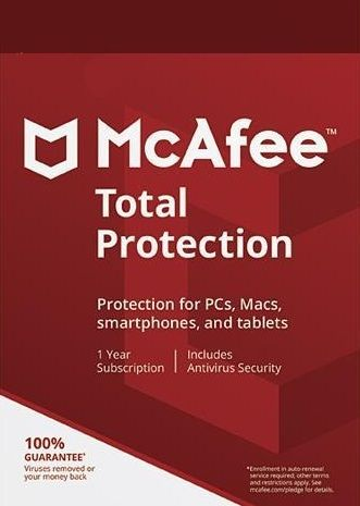 McAfee Total Protection 1 Year