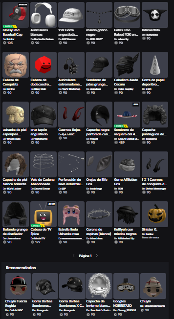 🎮 Cuenta de Roblox Premium – Inventario Masivo y Contenido Exclusivo